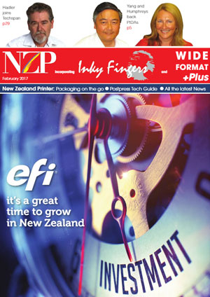 New Zealand Printer magazine cover  February 2017